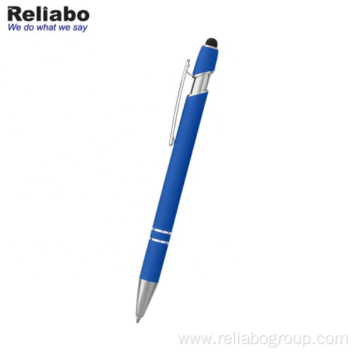 Incline Stylus Rubberized Plastic Gift Ballpoint Pen